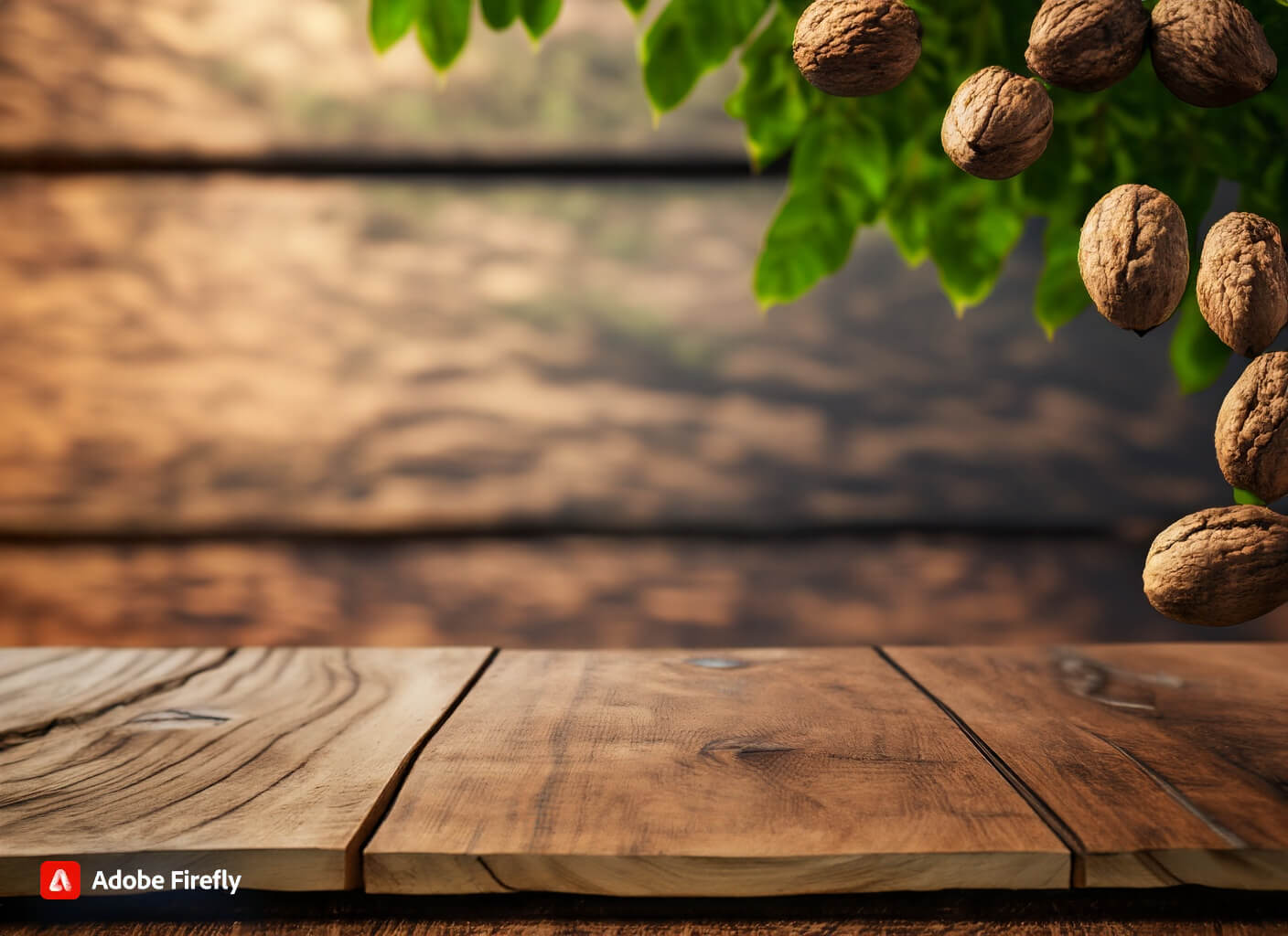 Dark walnut wood